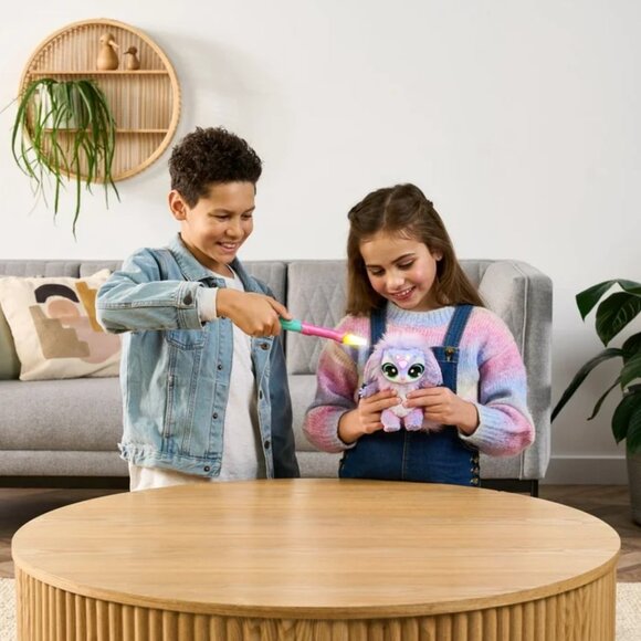 Magic Mixies Magical Misting Crystal Ball Interactive 8" Mixes Blue Plush Toy - Picture 5 of 9